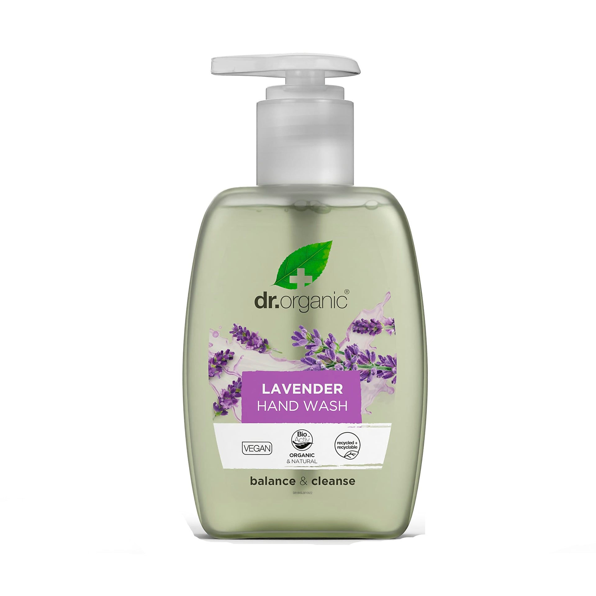 Dr. Organic lavender hand wash bottle 