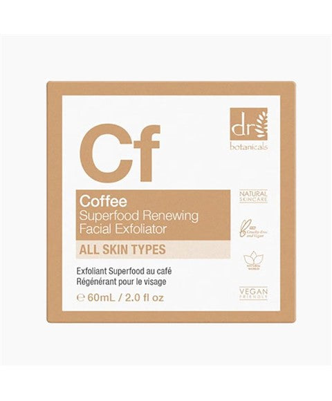 Dr Botanicals  Cf Coffee Superfood Renewing Facial Exfoliator