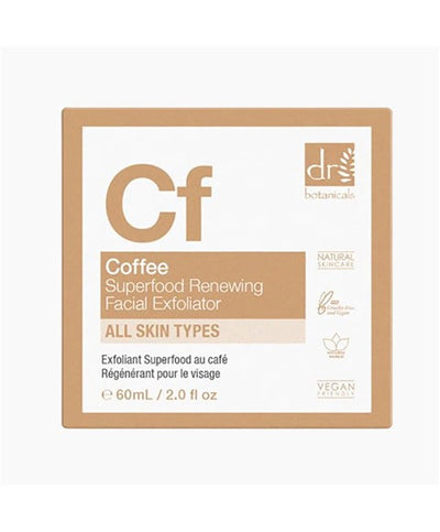 Dr Botanicals Cf Coffee Superfood Renewing Facial Exfoliator 60ml