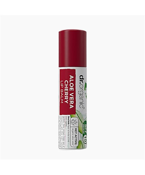 Dr Organic  Plus Aloe Vera Cherry Lip Balm