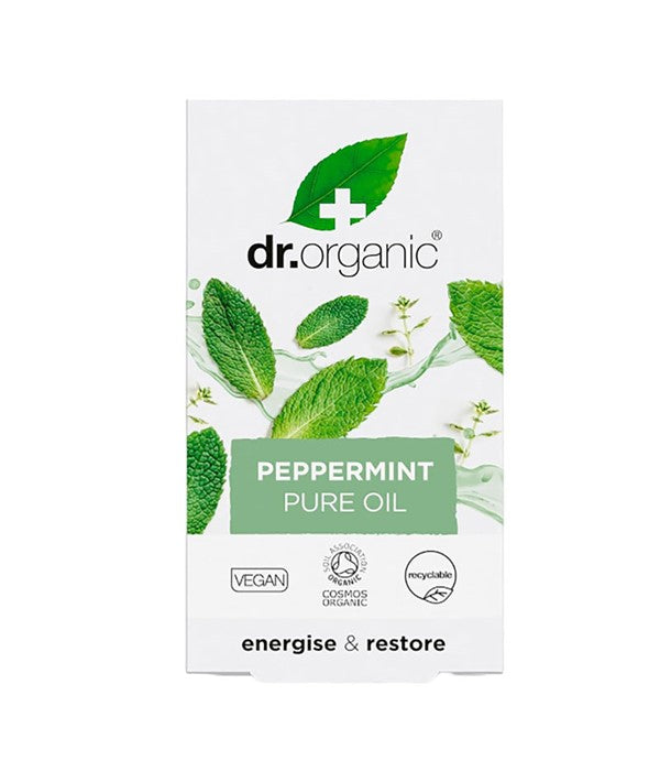 Dr Organic  Energise And Restore Peppermint Oil