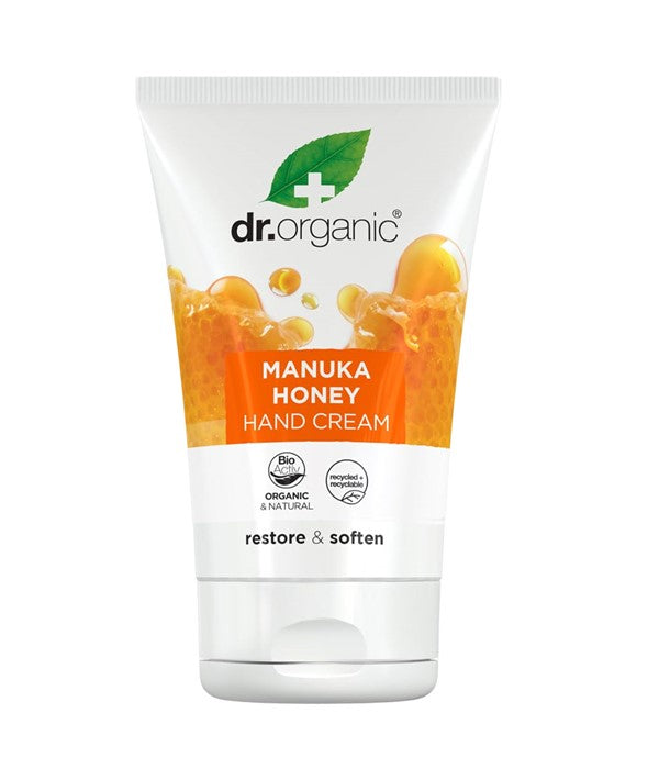Dr Organic  Manuka Honey Restore And Soften Hand Cream