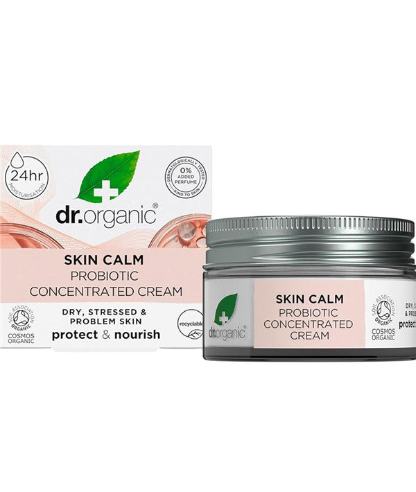 Dr Organic  Skin Calm Protect And Nourish Probiotic Concentrated Cream