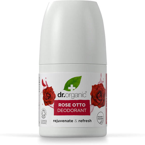 Dr Organic Bioactive Skincare Organic Rose Otto Deodorant Roll On - Afro Hair Boutique