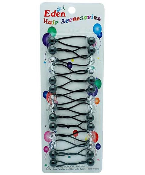 Eden Accessories Hair Accessories LB12 White And Crystal