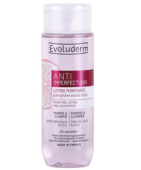 Evoluderm Anti Imperfections Purifying Lotion With Pink Grapefruit