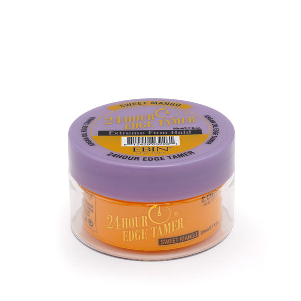 EBIN 24 Hour Edge Tamer Sweet Mango Extreme Firm Hold 80ml, 15ml / 250ml - Afro Hair Boutique