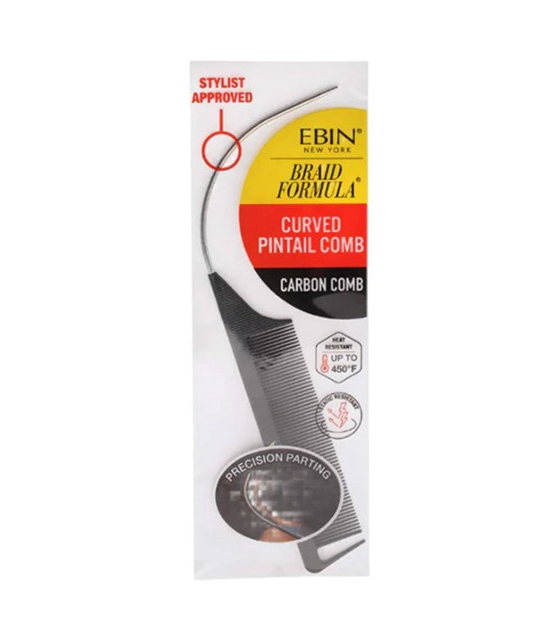 EBIN New York  - Braid Formula Curved Pintail Carbon Comb