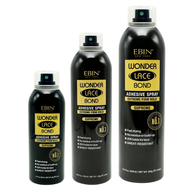 EBIN New York | Wonder Lace Bond | Adhesive Spray Extreme Firm Hold - Supreme - Afro Hair Boutique