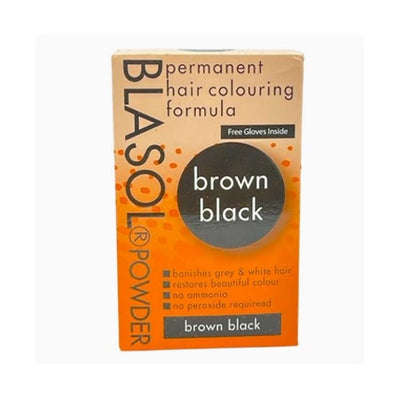 Eternal Beauty Blasol Powder Permanent Hair Coloring Brown Black