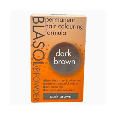 Eternal Beauty Blasol Powder Permanent Hair Coloring Dark Brown