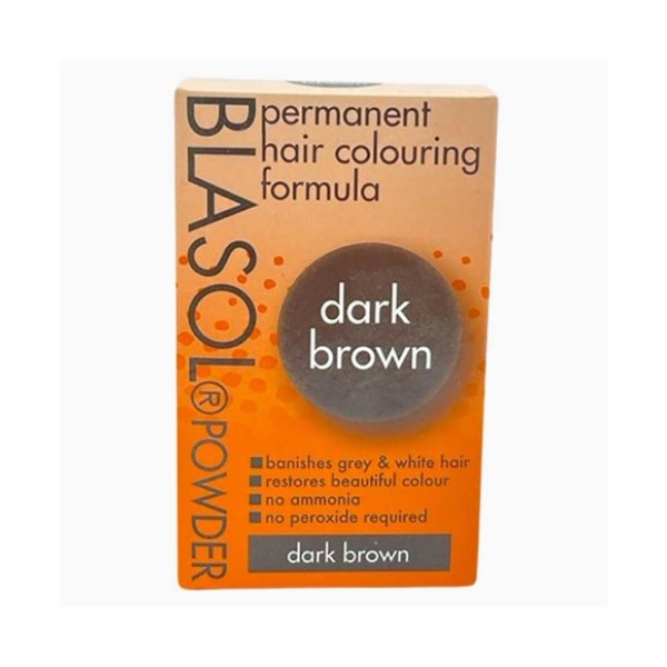 Eternal Beauty Blasol Powder Permanent Hair Coloring Dark Brown