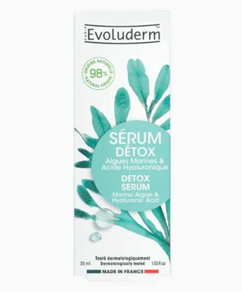 Evoluderm  Detox Serum With Marine Algae And Hyaluronic Acid