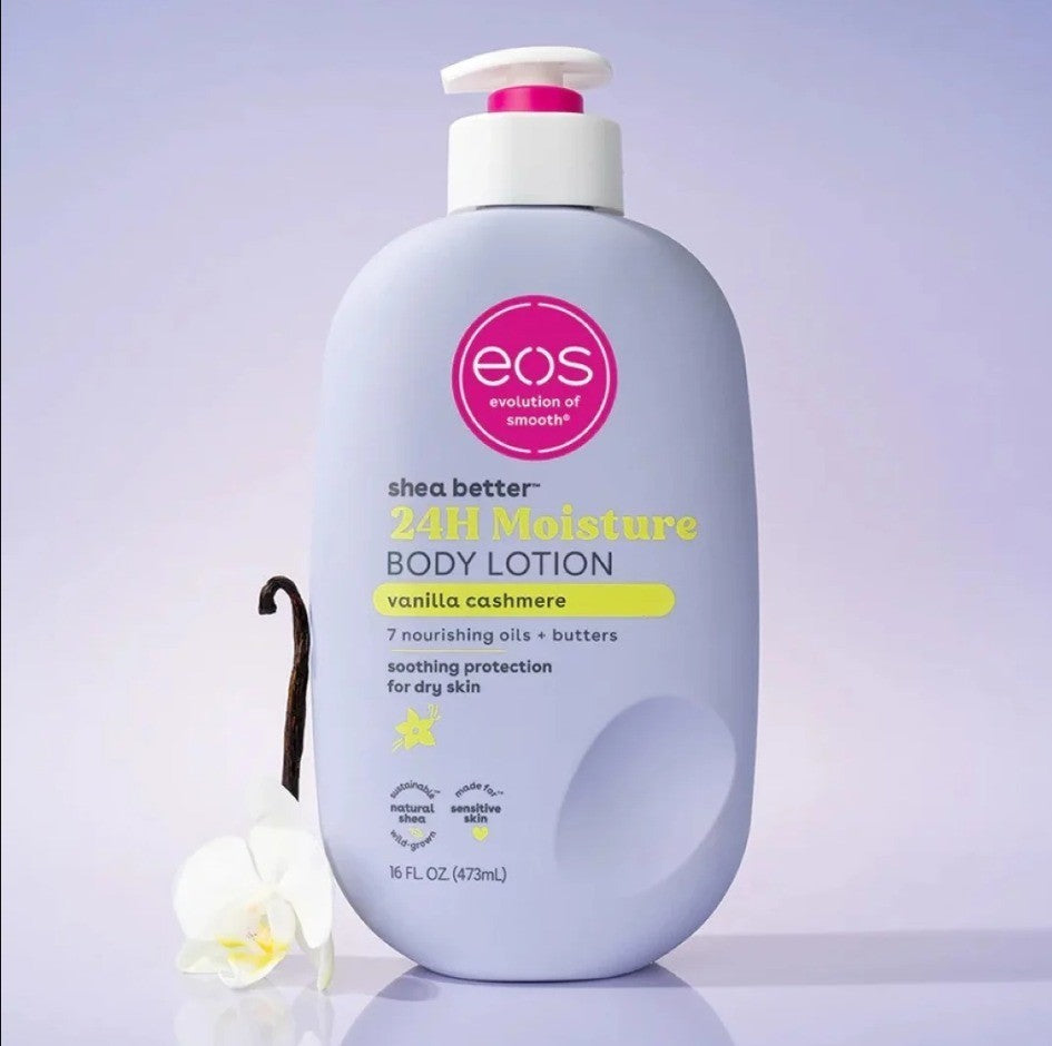 Eos  Shea Better 24H Moisture Vanilla Cashmere Body Lotion
