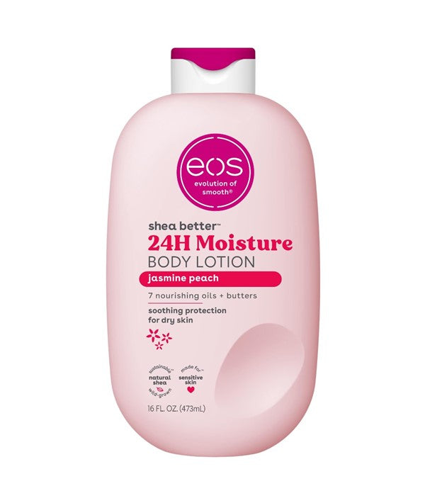 Eos  Shea Better 24H Moisture Jasmine Peach Body Lotion