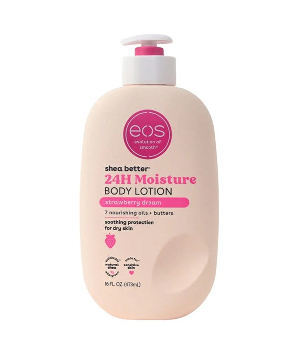 Eos  Shea Better 24H Moisture Strawberry Dream Body Lotion