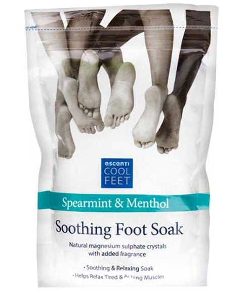 Escenti  Cool Feet Spearmint And Menthol Soothing Foot Soak