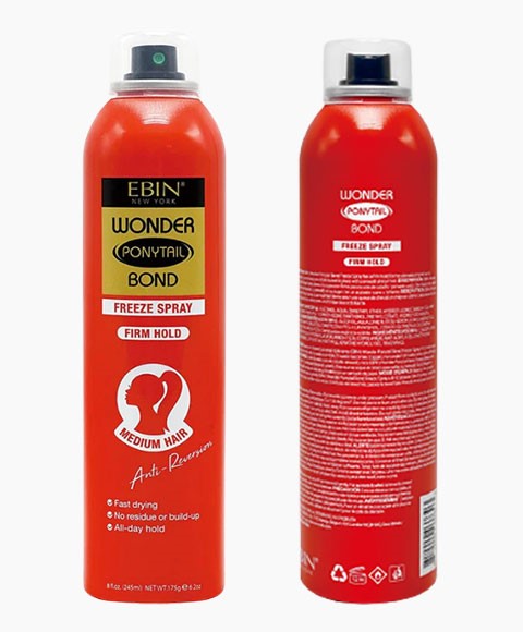 EBIN New York Wonder Ponytails Bond Freeze Spray Firm Hold