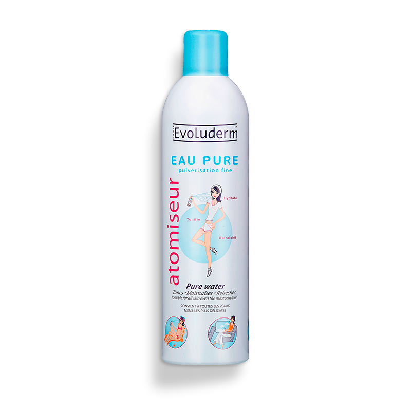 Evoluderm Pure Water Atomizer Spray 400ml / 50ml