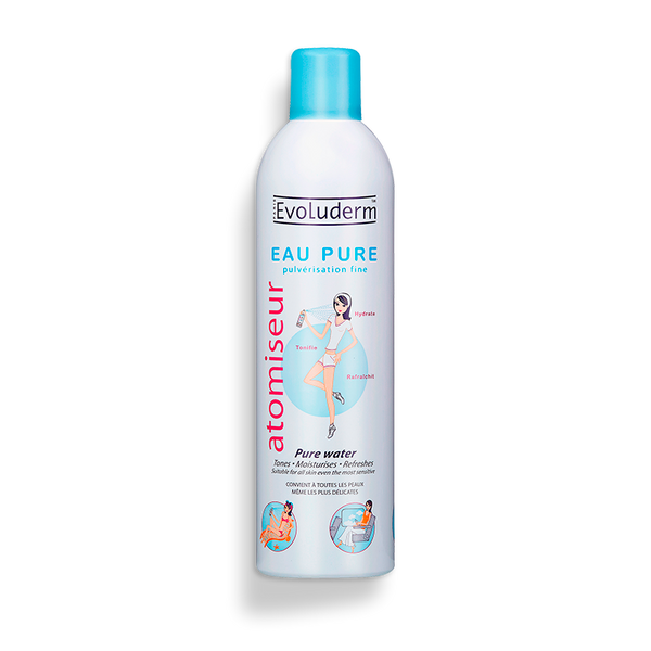 Evoluderm Pure Water Atomizer Spray 400ml / 50ml