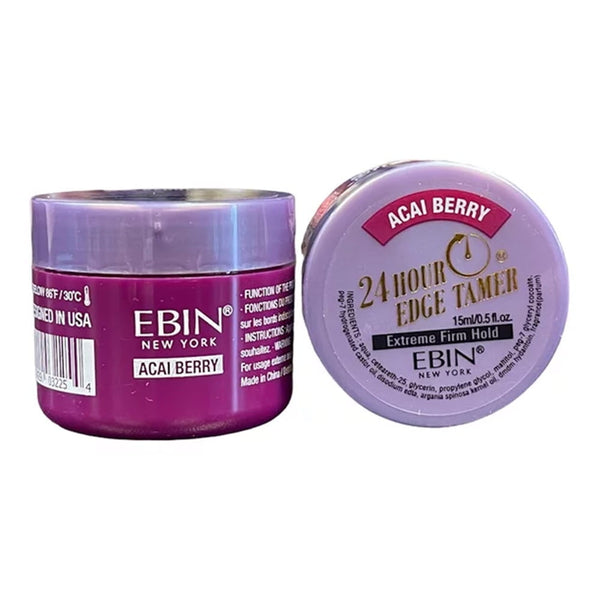 EBIN 24 Hour Acai Berry Extreme Firm Hold Edge Tamer 15ml, 80ml / 250ml - Afro Hair Boutique
