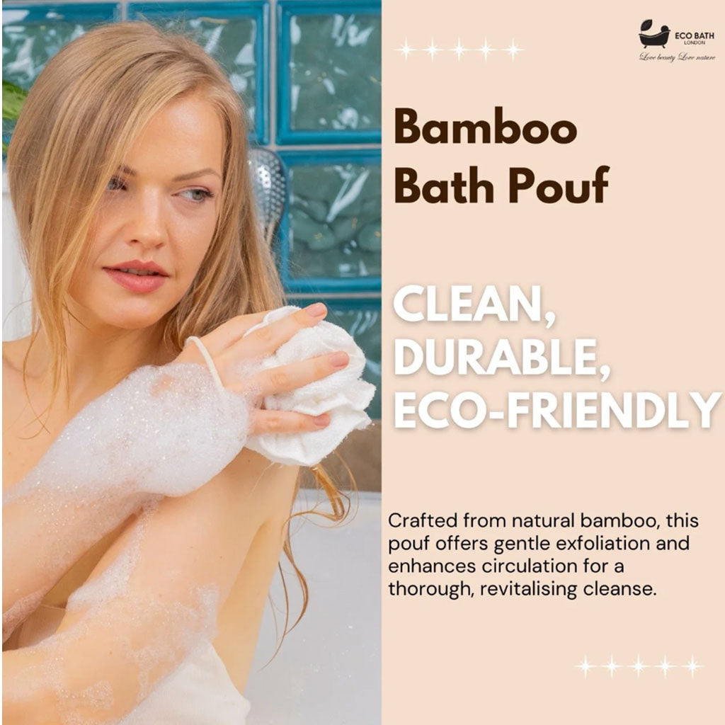 Eco Bath London  Bamboo Bath Puff