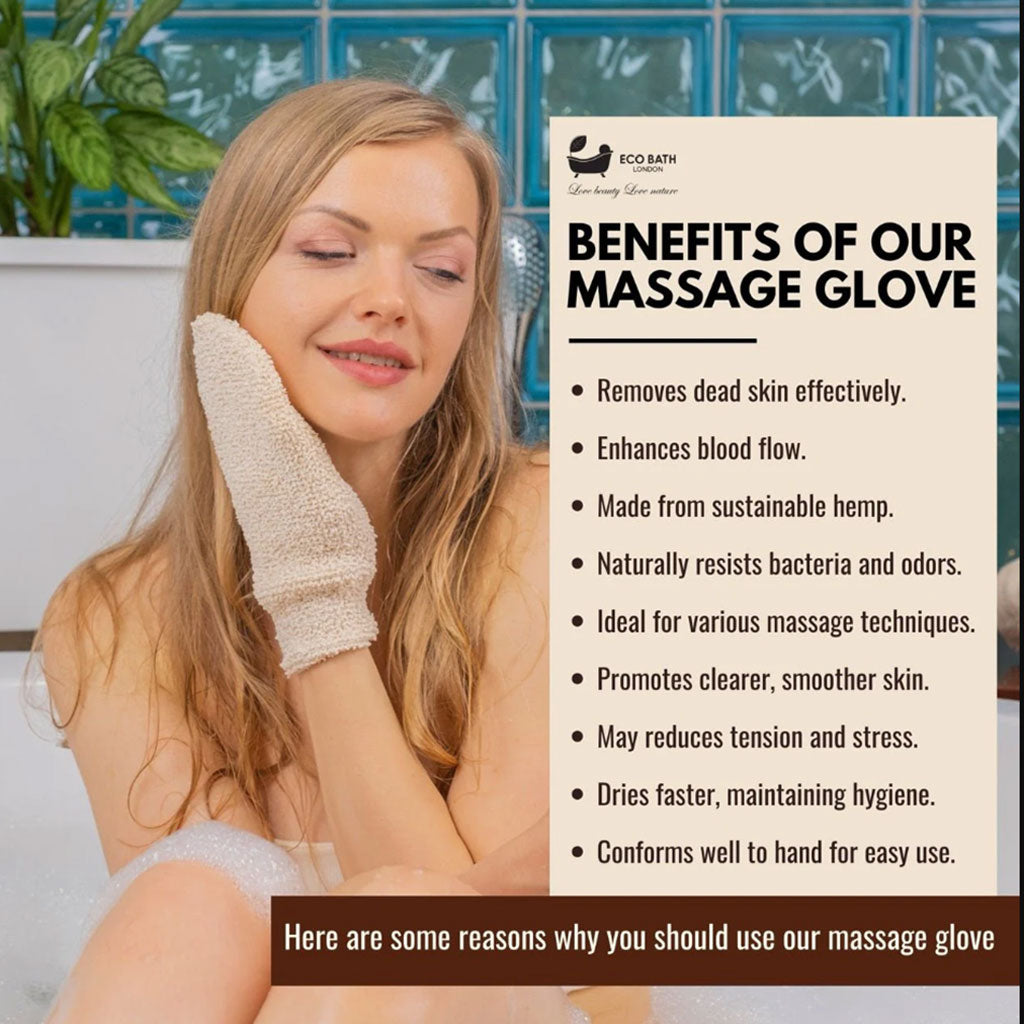 Eco Bath London  Hemp Massage Glove