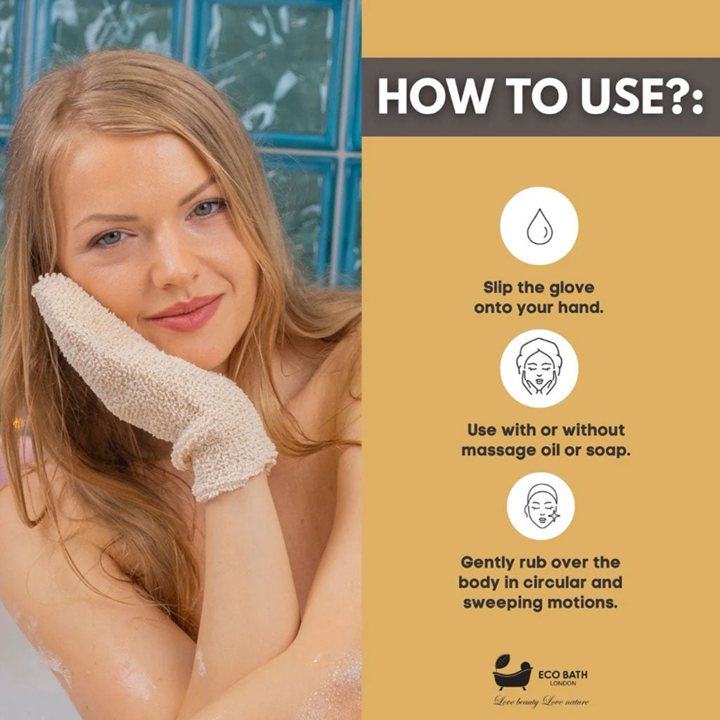 Eco Bath London  Hemp Massage Glove
