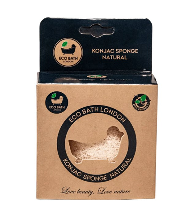 Eco Bath London  Konjac Sponge Natural