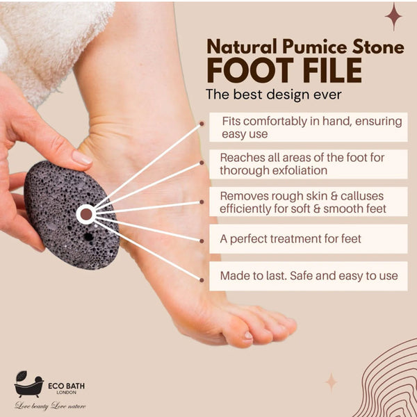 Eco Bath London  Natural Black Pumice Stone