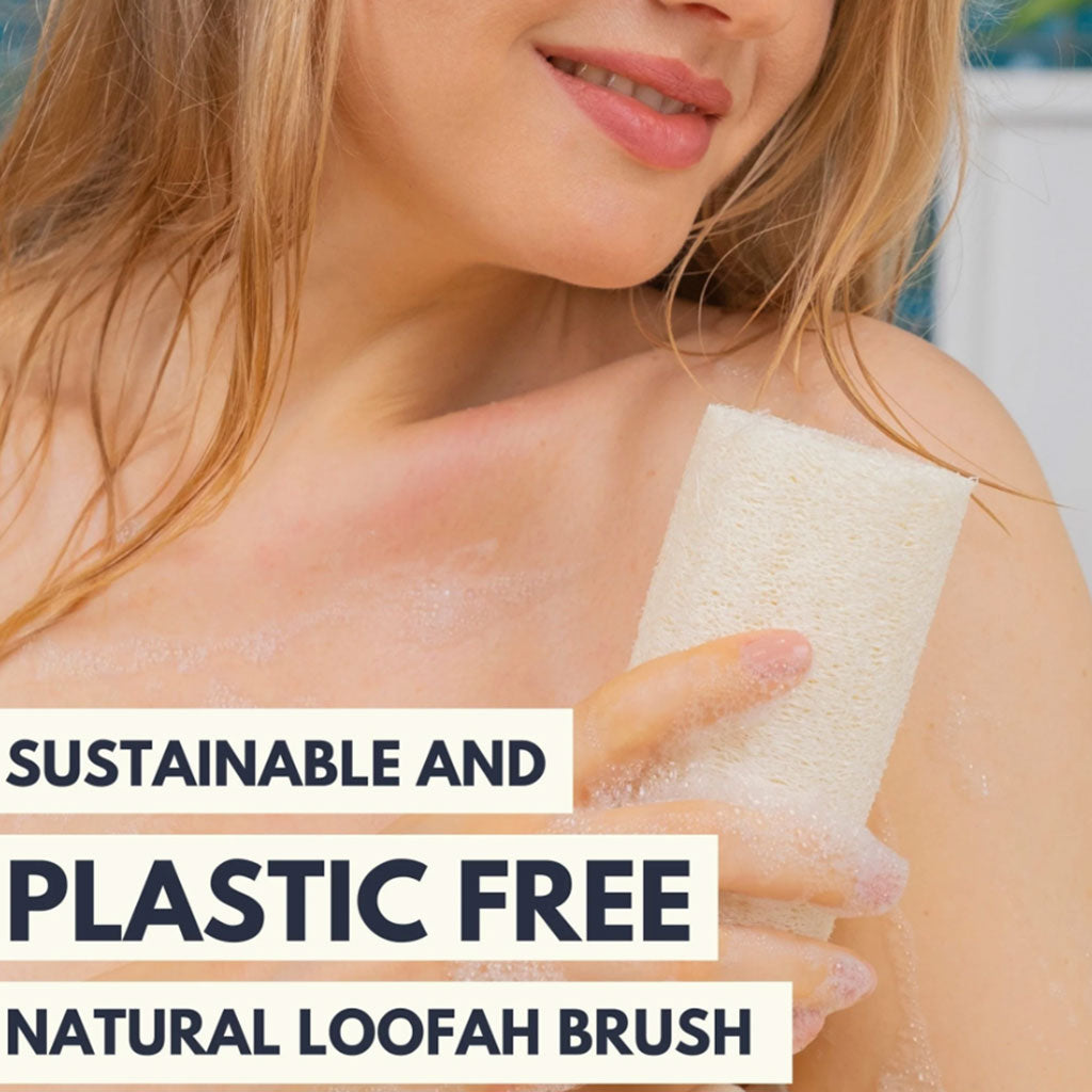 Eco Bath London  Natural Loofah 5 With String
