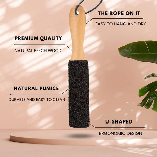 Eco Bath London  Natural Pumice Foot File Black