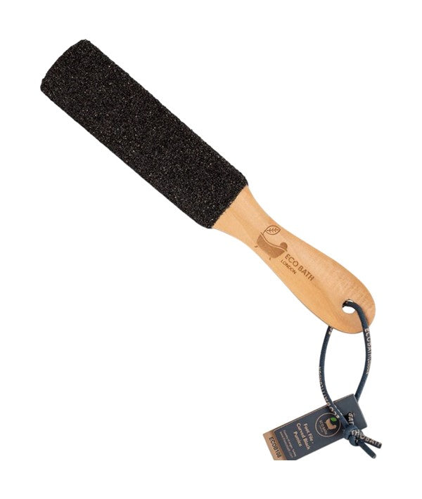 Eco Bath London  Natural Pumice Foot File Curved Black