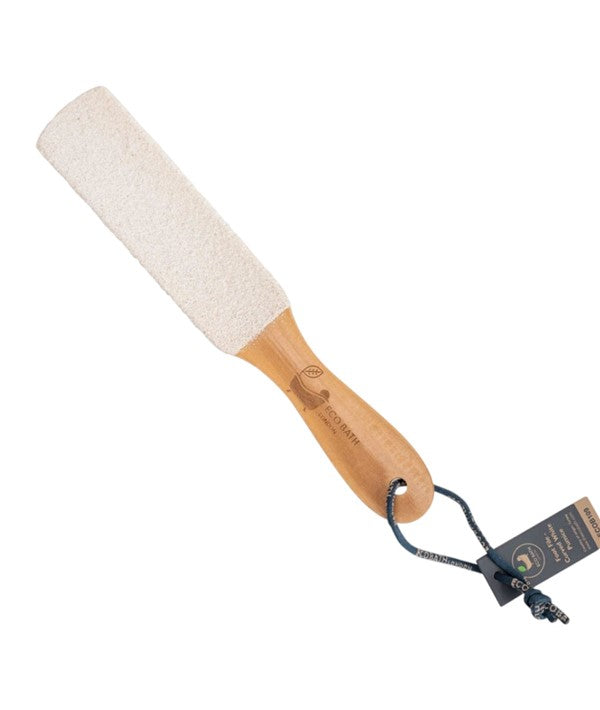 Eco Bath London  Natural Pumice Foot File Curved White