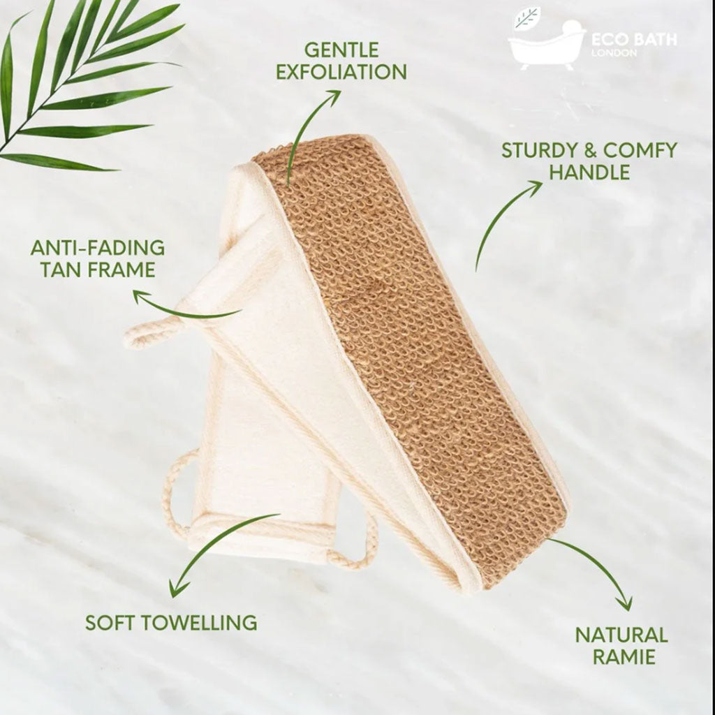 Eco Bath London  Natural Ramie Hemp Back Strap