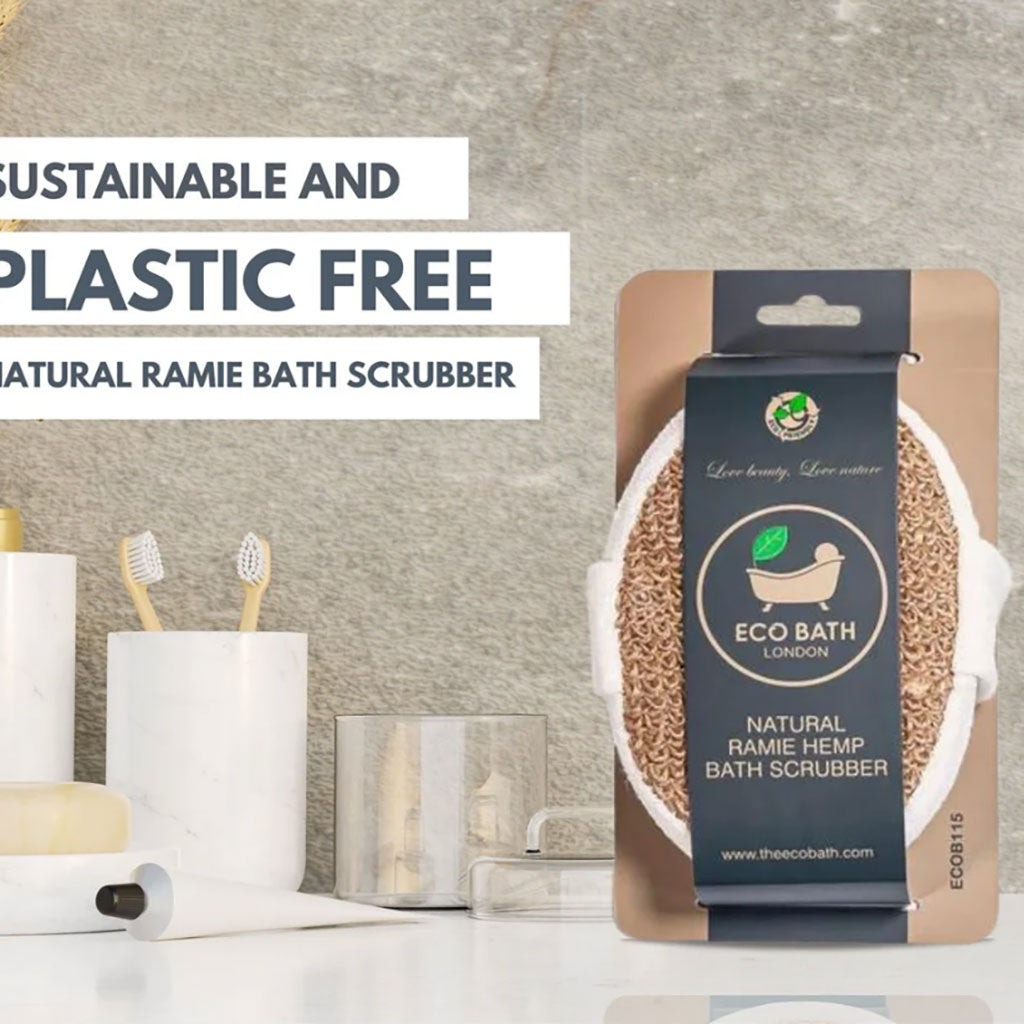 Eco Bath London  Natural Ramie Hemp Bath Scrubber