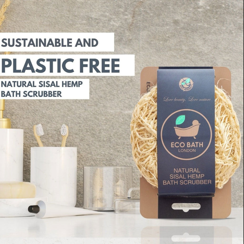 Eco Bath London  Natural Sisal Hemp Bath Scrubber