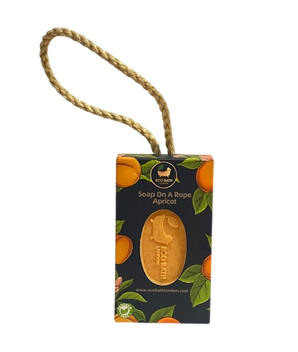 Eco Bath London  Soap On A Rope Apricot