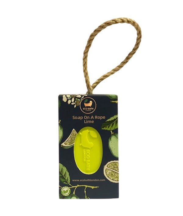 Eco Bath London  Soap On A Rope Lime