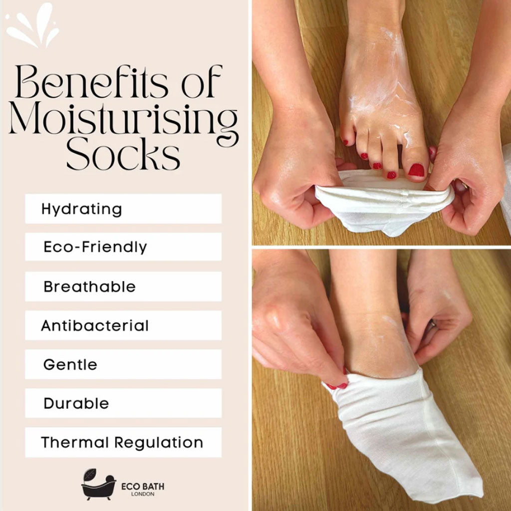 Eco Bath London  Super Soft Moisturising Bamboo Socks