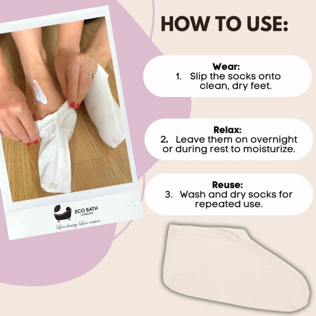 Eco Bath London  Super Soft Moisturising Bamboo Socks