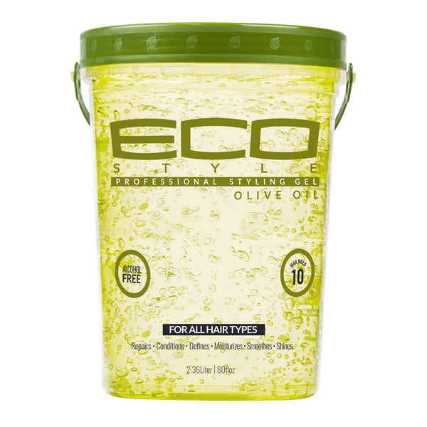 ECO Style Professional Styling Gel Olive Oil Max Hold Alcohol - All Sizes - Afro Hair Boutique
