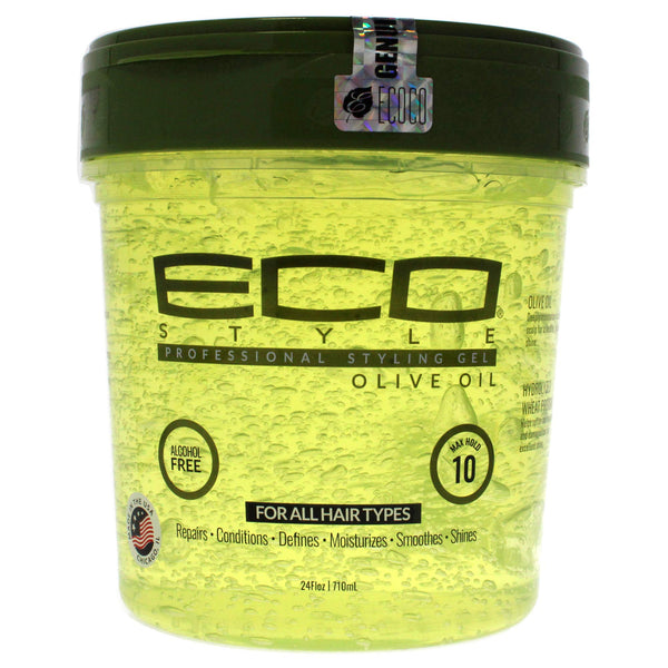 ECO Style Professional Styling Gel Olive Oil Max Hold Alcohol - All Sizes - Afro Hair Boutique