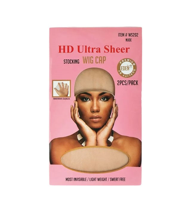 Eden Accessories Eden - HD Ultra Sheer Stocking Wig Cap WS202 Nude
