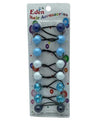 Eden Accessories Hair Accessories LB20B6 Blue Mix