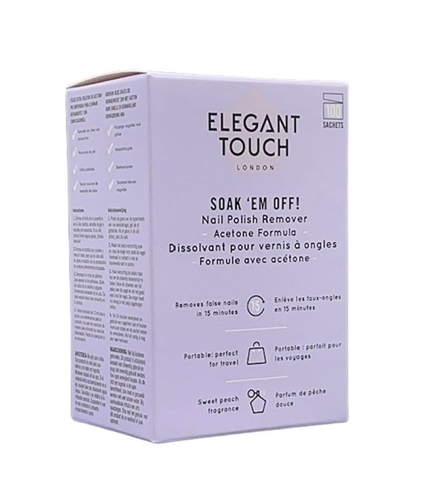 Elegant Touch  Soak Em Off Nail Polish Remover