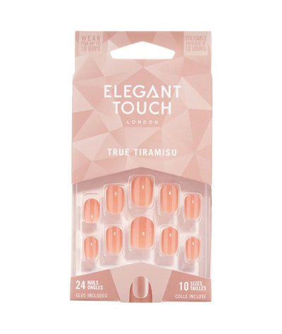Elegant Touch True Tiramisu Nail With Glue 24 Nails