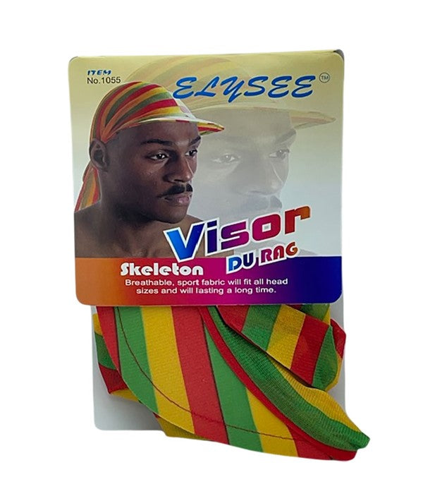 Elysee Star  - Visor Skeleton Multi Color Du Rag 1055