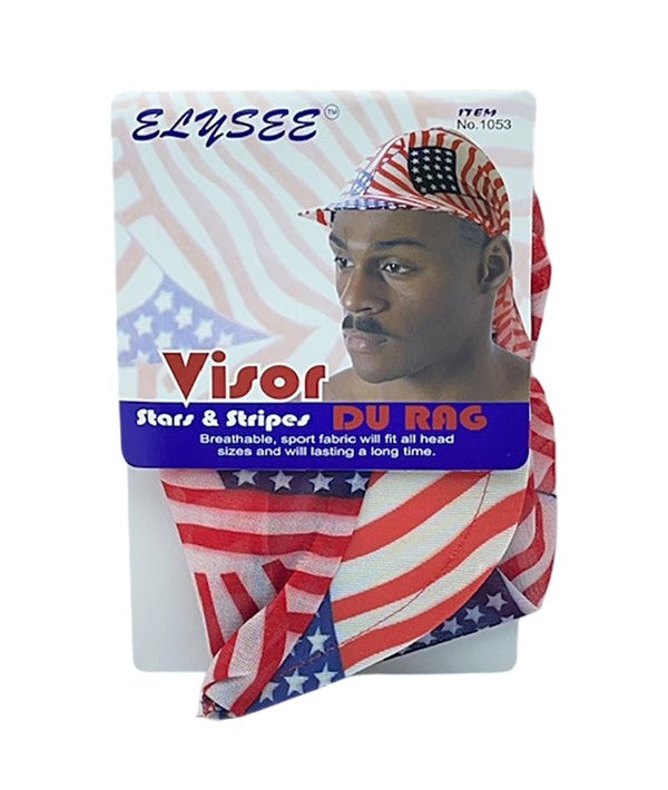 Elysee Star  - Visor Stars And Strips Du Rag 1053