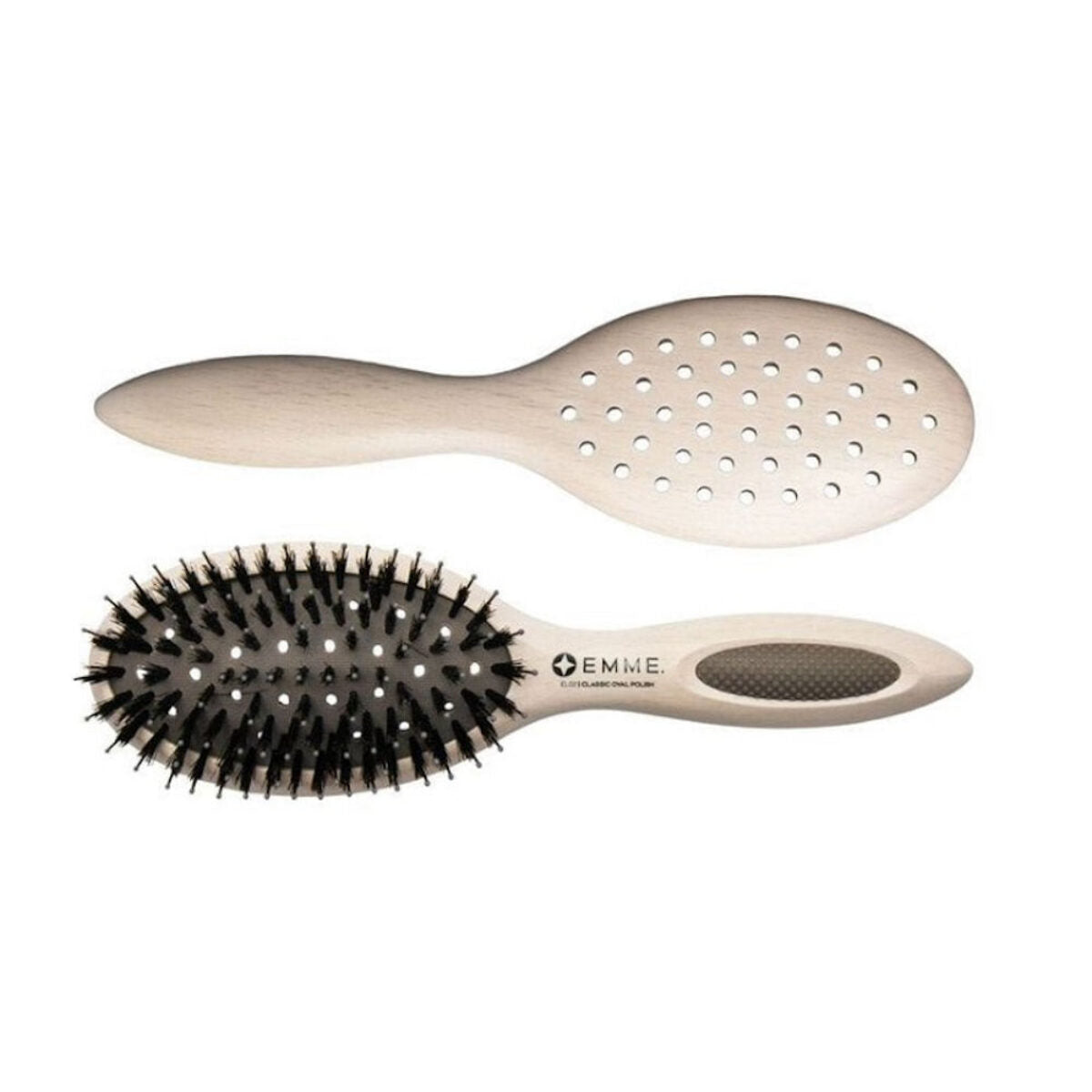 Emme  Classic Oval Polish Hair Brush EL02
